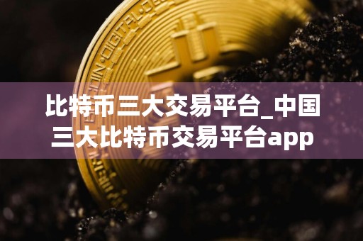 比特币三大交易平台_中国三大比特币交易平台app