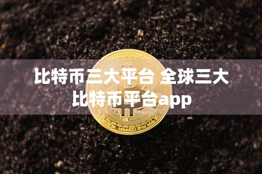 比特币三大平台 全球三大比特币平台app