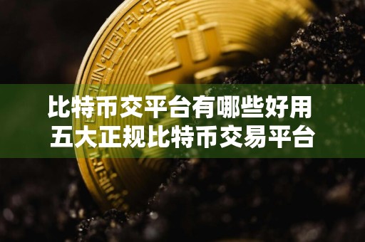 比特币交平台有哪些好用 五大正规比特币交易平台