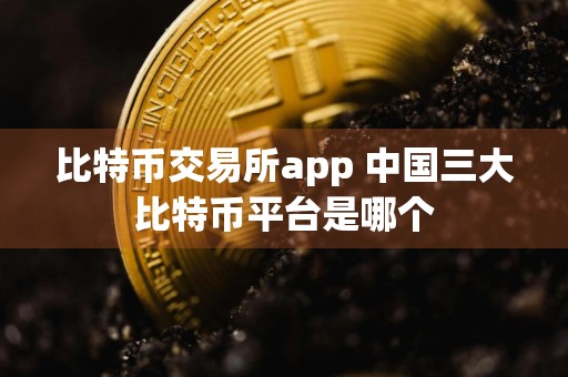 比特币交易所app 中国三大比特币平台是哪个