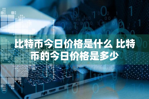 比特币今日价格是什么 比特币的今日价格是多少