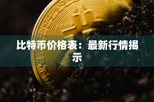 比特币价格表：最新行情揭示