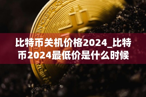 比特币关机价格2024_比特币2024最低价是什么时候