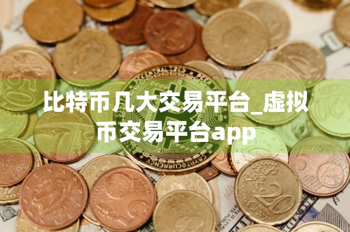 比特币几大交易平台_虚拟币交易平台app