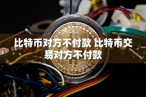 比特币对方不付款 比特币交易对方不付款