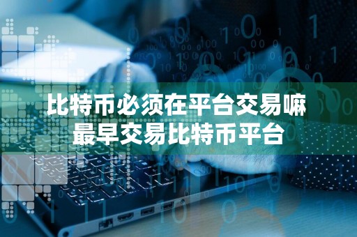 比特币必须在平台交易嘛 最早交易比特币平台
