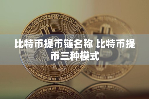 比特币提币链名称 比特币提币三种模式