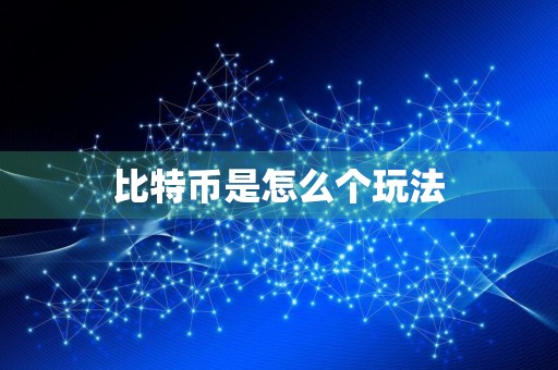 比特币是怎么个玩法