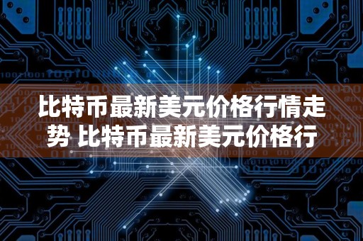 比特币最新美元价格行情走势 比特币最新美元价格行情走势