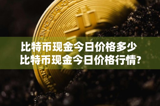 比特币现金今日价格多少 比特币现金今日价格行情?