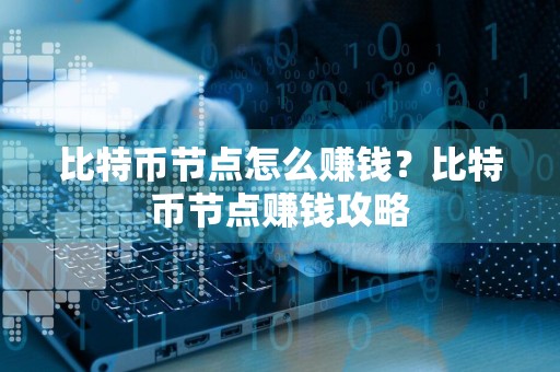 比特币节点怎么赚钱?比特币节点赚钱攻略