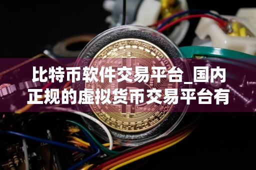 比特币软件交易平台_国内正规的虚拟货币交易平台有哪些