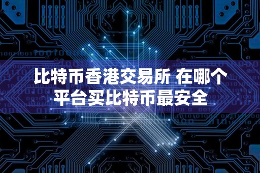 比特币香港交易所 在哪个平台买比特币最安全