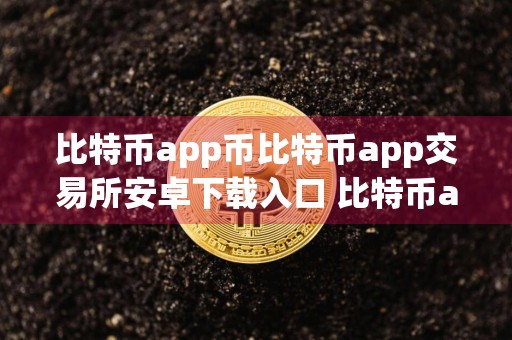 比特币app币比特币app交易所安卓下载入口 比特币app交易所app下载
