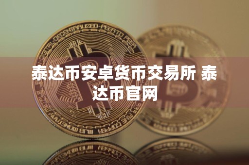 泰达币安卓货币交易所 泰达币官网