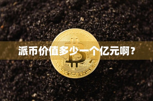 派币价值多少一个亿元啊？