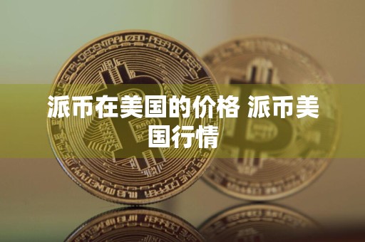 派币在美国的价格 派币美国行情