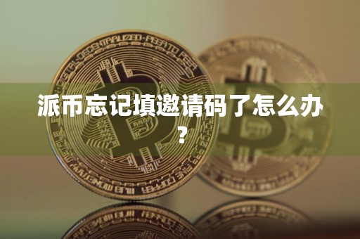 派币忘记填邀请码了怎么办?