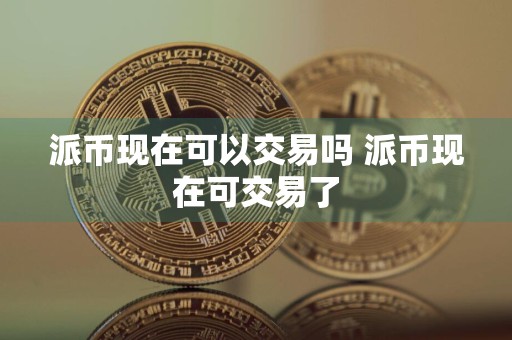 派币现在可以交易吗 派币现在可交易了