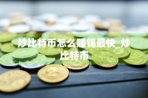 炒比特币怎么赚钱最快_炒比特币