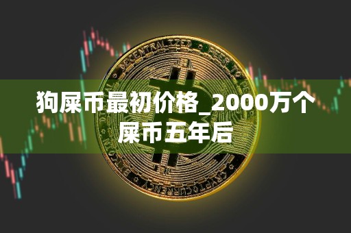狗屎币最初价格_2000万个屎币五年后