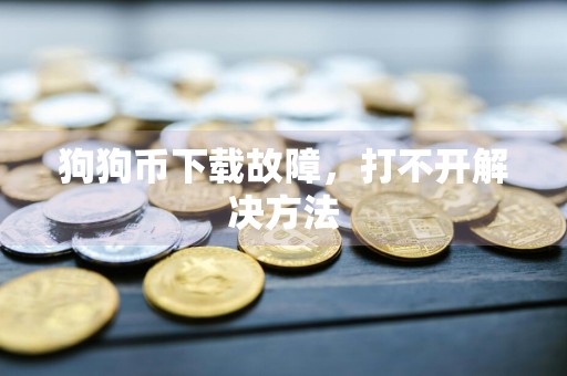 狗狗币下载故障,打不开解决方法