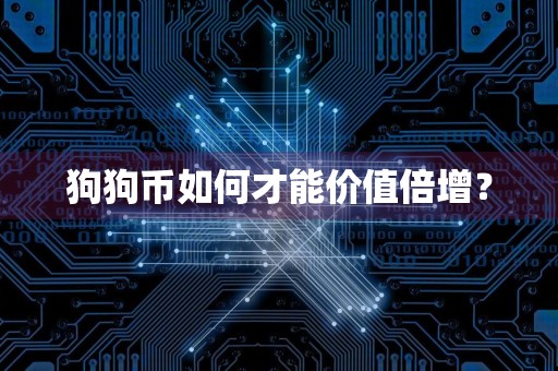 狗狗币如何才能价值倍增？