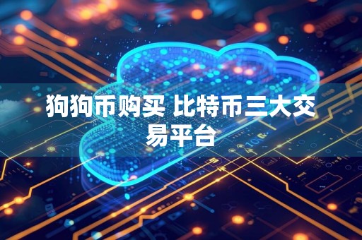 狗狗币购买 比特币三大交易平台