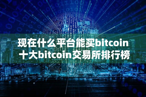 现在什么平台能买bitcoin 十大bitcoin交易所排行榜