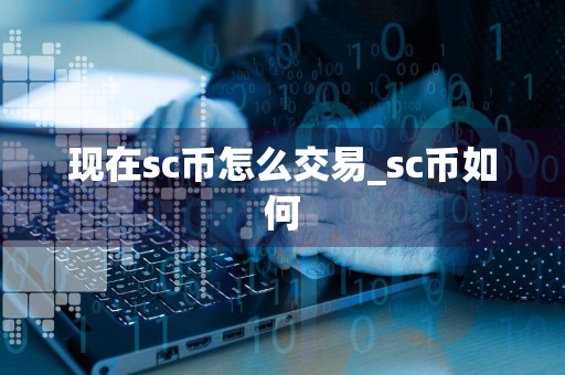 现在sc币怎么交易_sc币如何
