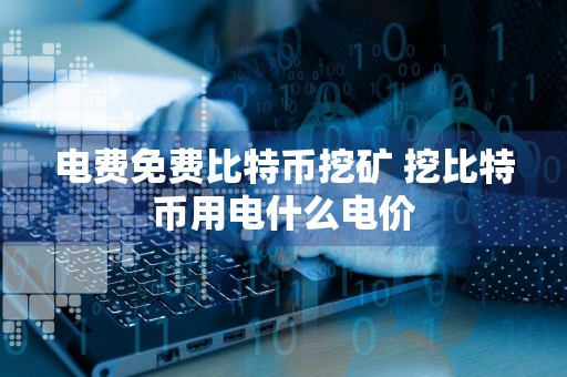 电费免费比特币挖矿 挖比特币用电什么电价