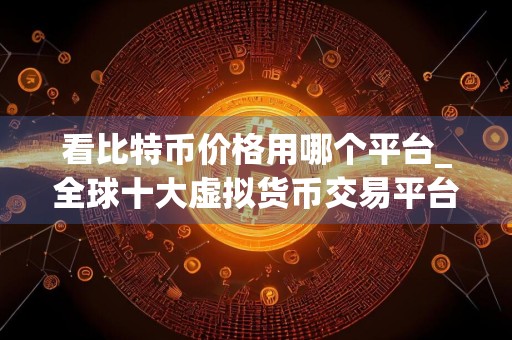看比特币价格用哪个平台_全球十大虚拟货币交易平台