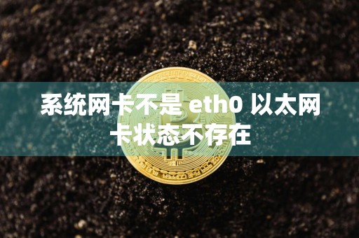 系统网卡不是 eth0 以太网卡状态不存在
