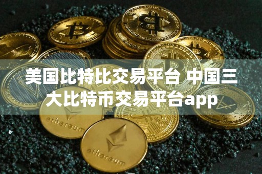 美国比特比交易平台 中国三大比特币交易平台app