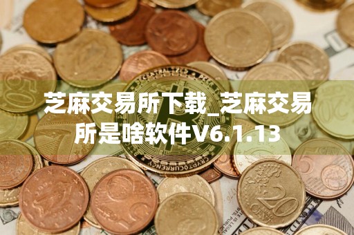 芝麻交易所下载_芝麻交易所是啥软件V6.1.13