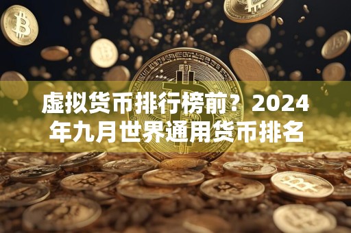虚拟货币排行榜前?2024年九月世界通用货币排名
