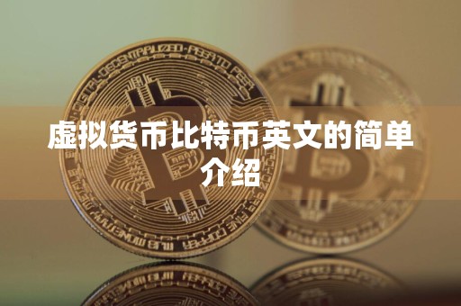 虚拟货币比特币英文的简单介绍
