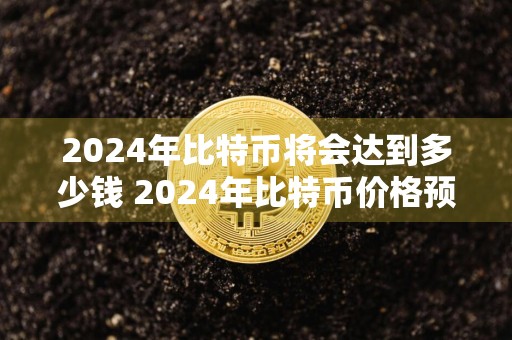 2024年比特币将会达到多少钱 2024年比特币价格预测
