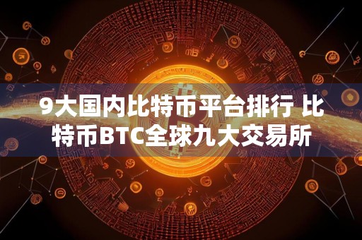 9大国内比特币平台排行 比特币BTC全球九大交易所