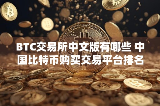 BTC交易所中文版有哪些 中国比特币购买交易平台排名