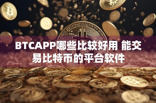 BTCAPP哪些比较好用 能交易比特币的平台软件