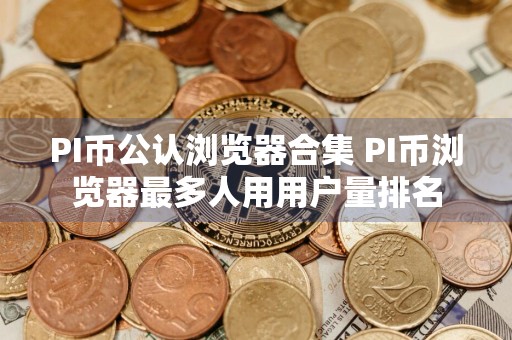 PI币公认浏览器合集 PI币浏览器最多人用用户量排名