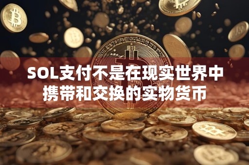SOL支付不是在现实世界中携带和交换的实物货币