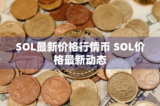 SOL最新价格行情币 SOL价格最新动态