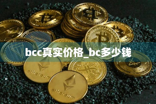bcc真实价格_bc多少钱