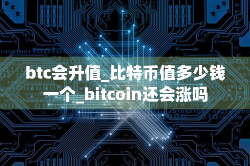 btc会升值_比特币值多少钱一个_bitcoin还会涨吗