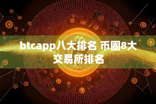 btcapp八大排名 币圈8大交易所排名
