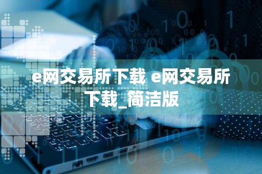 e网交易所下载 e网交易所下载_简洁版