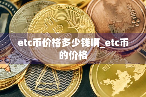 etc币价格多少钱啊_etc币的价格