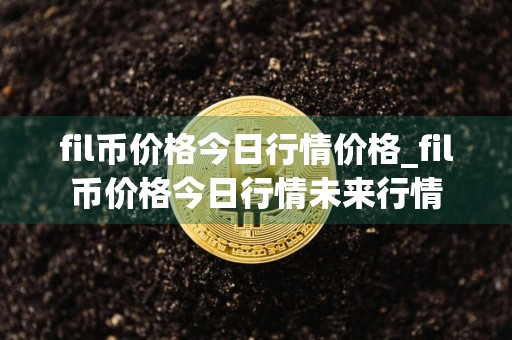 fil币价格今日行情价格_fil币价格今日行情未来行情